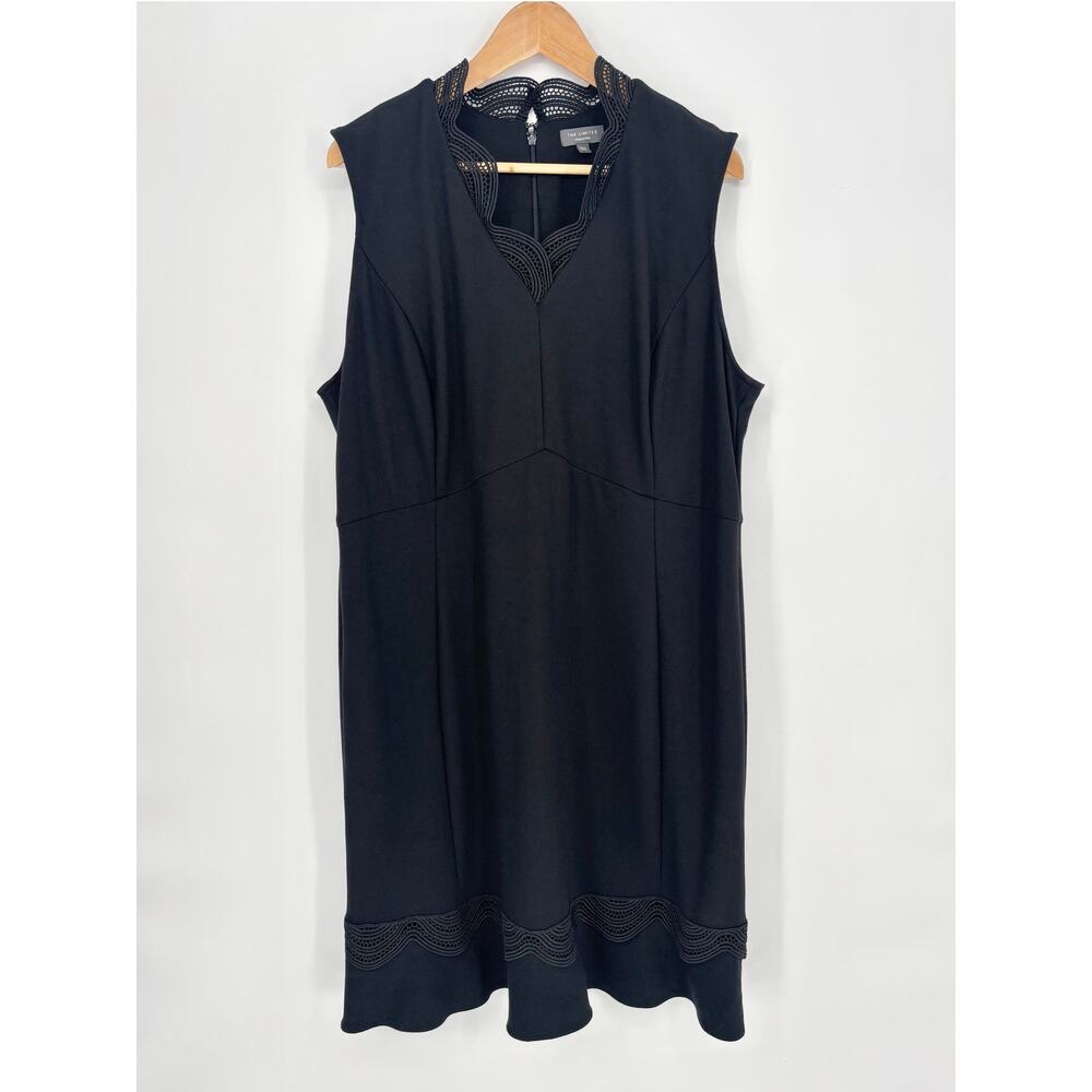 The Limited Collection Black Lace Sleeveless Stretch Dress Size 20W